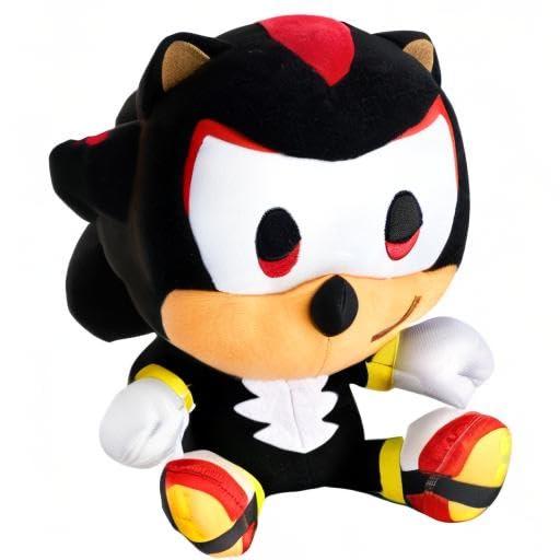 Great Eastern Entertainment Sonic Shadow plush eyes detail, ideal for display and gift.