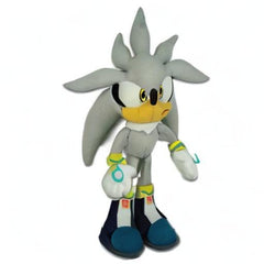 Great Eastern GE-8960 Silver Sonic plush side view, perfect gift for collectors.