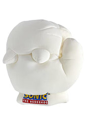 GE Animation Sonic Knuckles plush gloves close-up texture, showing soft fabric for authentic cosplay