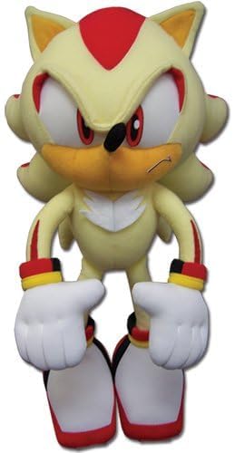 Great Eastern Sonic Super Shadow plush side view for pose display