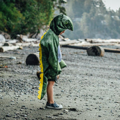 Great Pretenders T-Rex Hooded Cape ideal for parties, photos, and classroom pretend play.