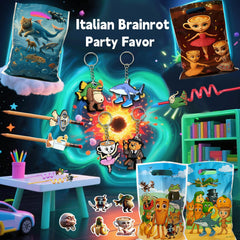 GREAWOD Brainrot curved straws with smooth sipping tips.