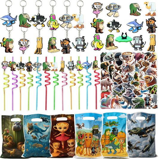 GREAWOD Italian Brainrot keychains for easy ID on bags and keys.