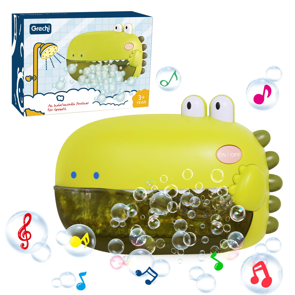Grechi dinosaur bath toy makes a delightful gift for young swimmers.