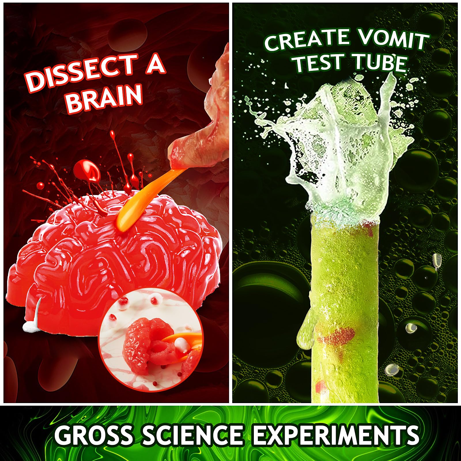 Greek Science 75+ Gross Science Kit slime experiments fuel messy, engaging learning and problem-solving.