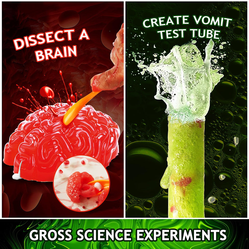 Greek Science 75+ Gross Science Kit slime experiments fuel messy, engaging learning and problem-solving.