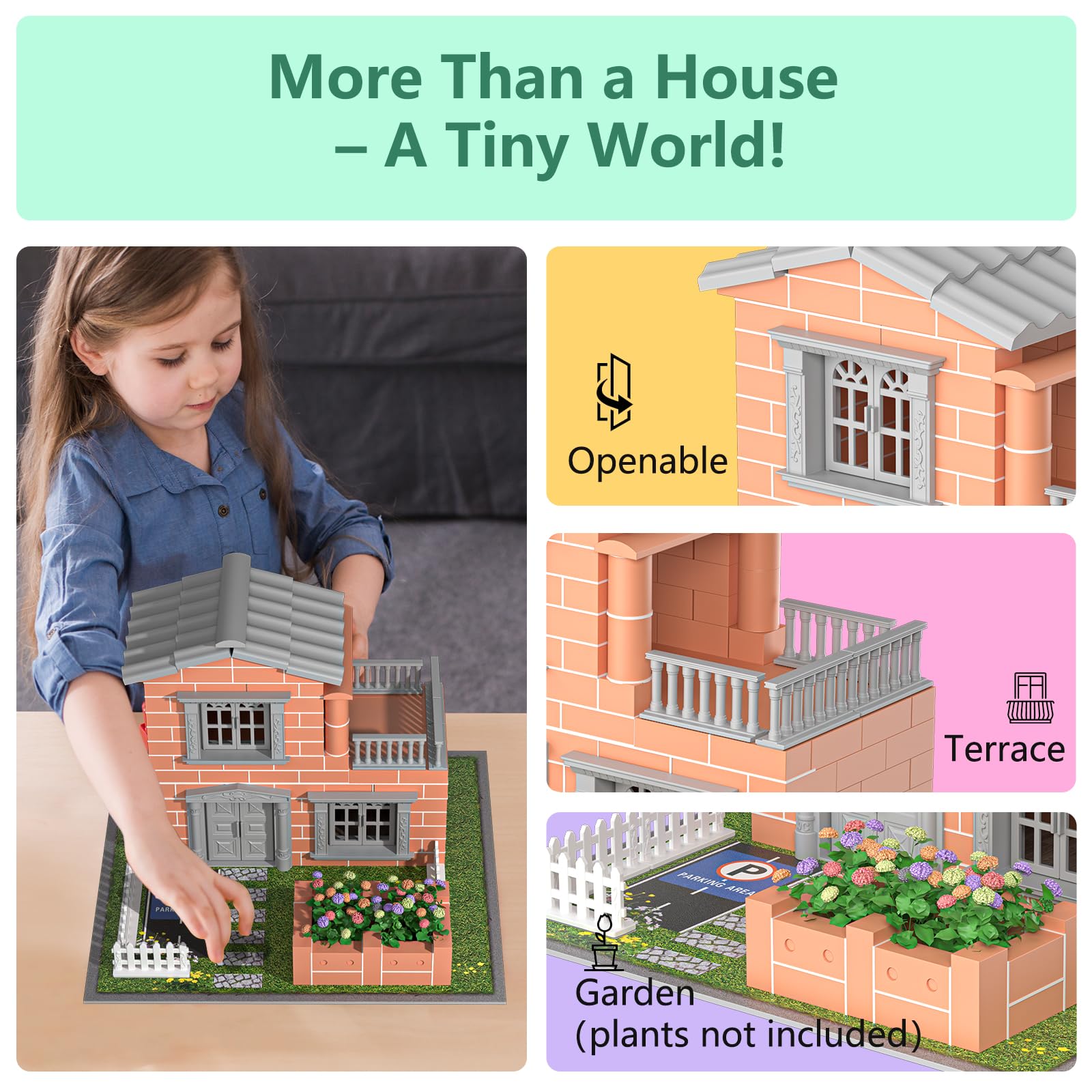 Greek Science mini house detailed diorama demonstrating scaled construction for architectural imagination.