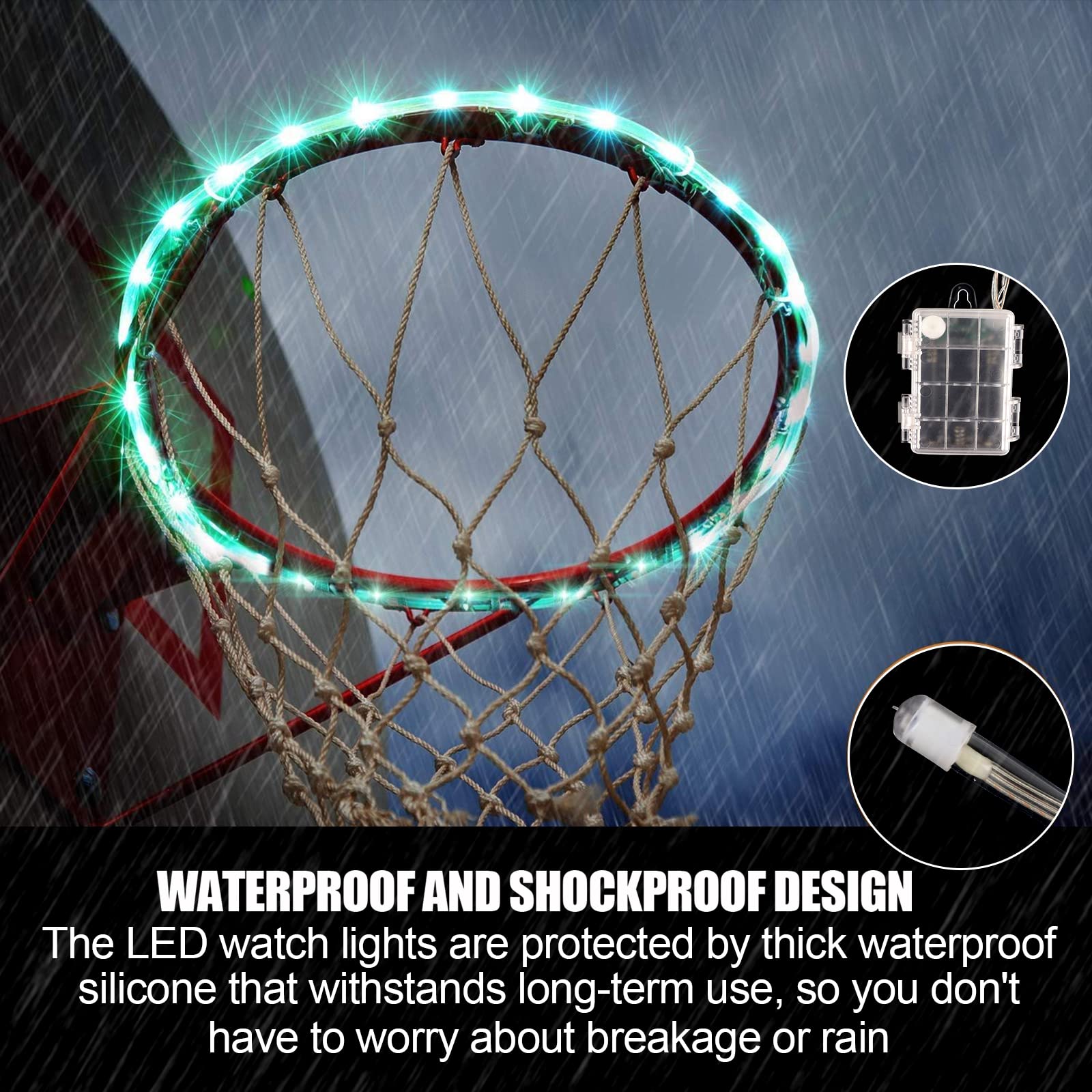 Green Bean LED backboard edge light improves night visibility