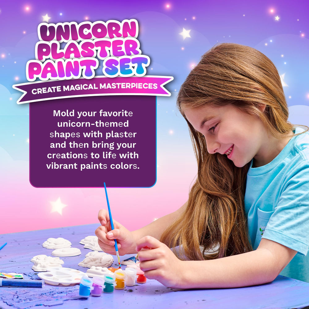Unicorn painting kit from Greenbo with paints and brushes sparks creativity.