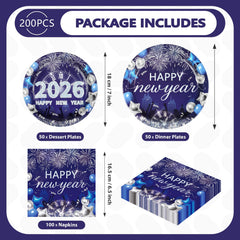 Greencian midnight blue background with silver accents design for festive photos.