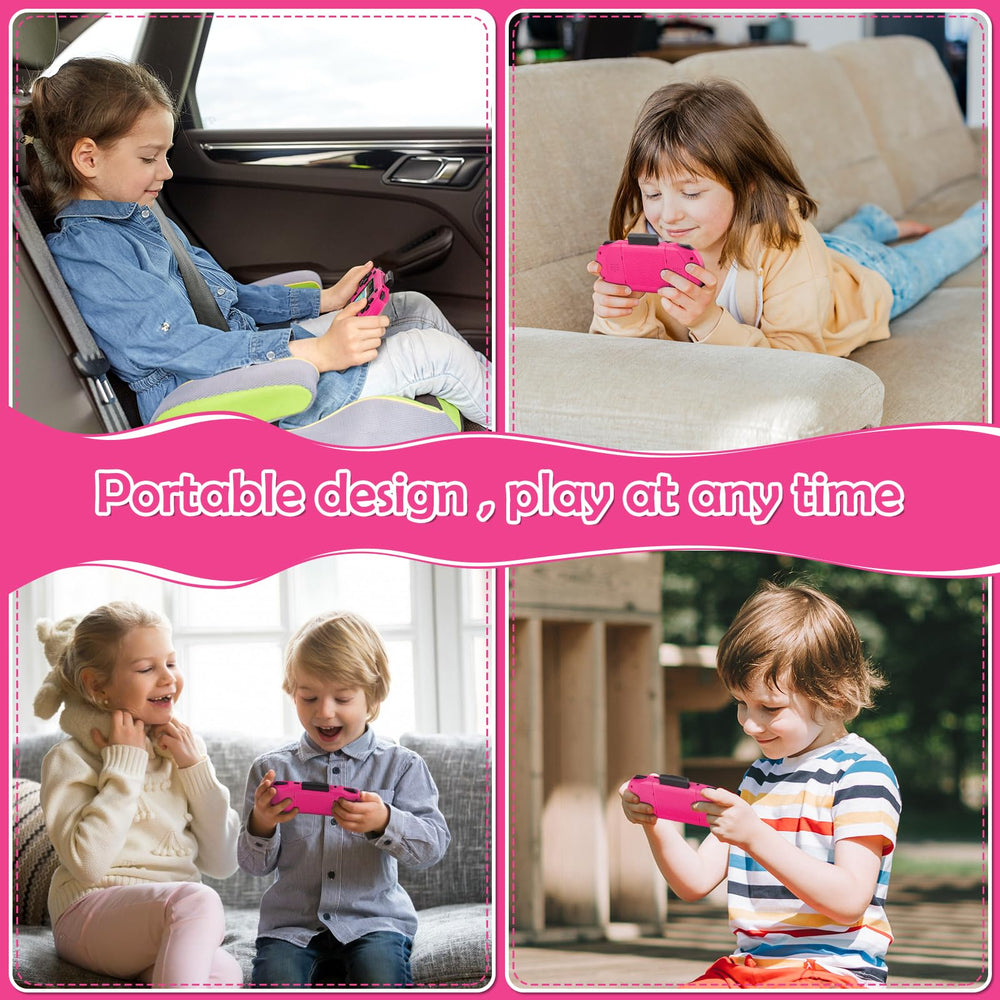 GREENCREEK 16 Bit handheld Rose Red kid gift suitable for birthdays.