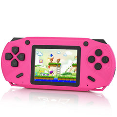 GREENCREEK 16 Bit handheld Rose Red screen showing vivid visuals for kids.