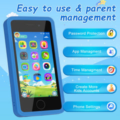 GREENCREEK Kids Phone comes with a silicone protective case for durability.