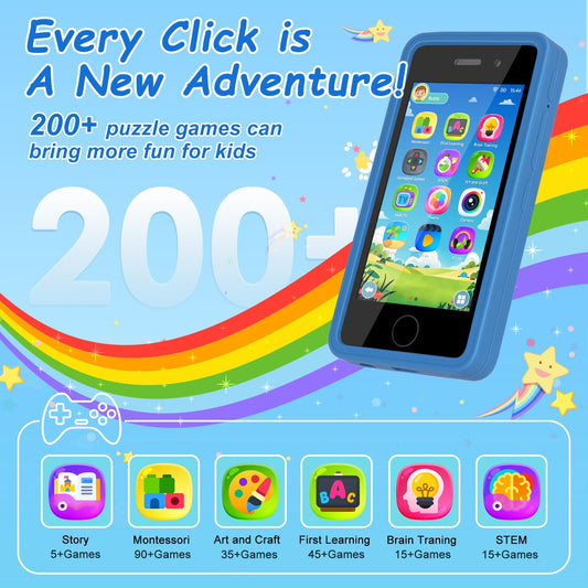 GREENCREEK Kids Phone dual-camera setup captures memories with AI focus.