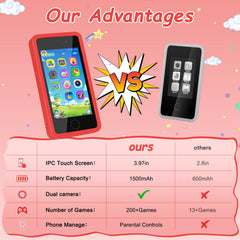 GREENCREEK red parental-control interface enabling safe play
