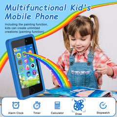 GREENCREEK Kids Phone includes 5 storybooks and 7 learning apps for daily education.