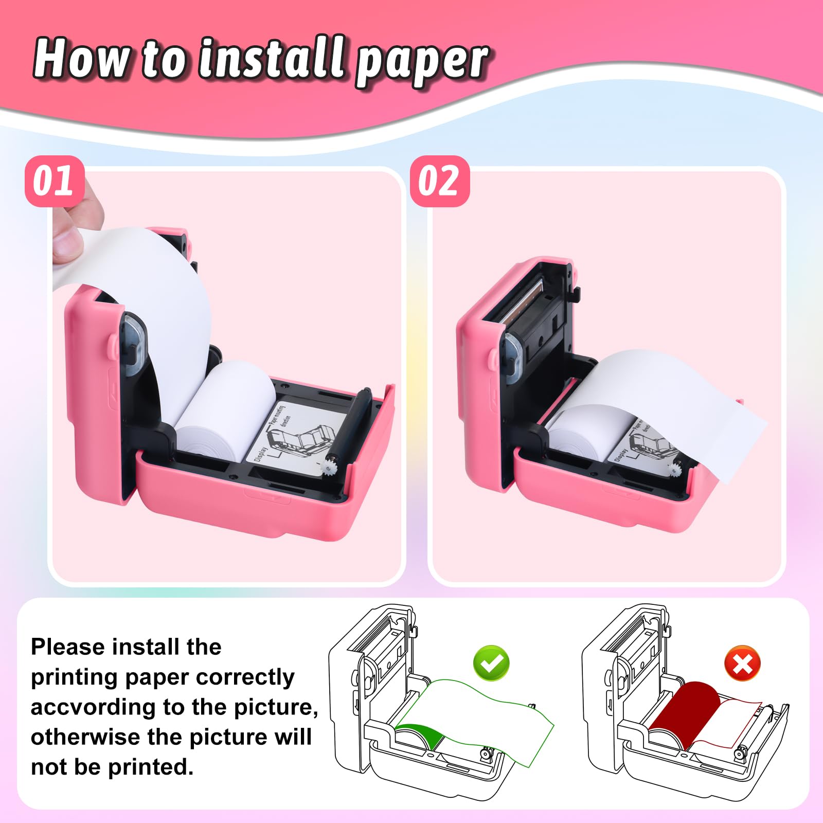 GREENKINDER gift-ready instant print camera packaging for kids