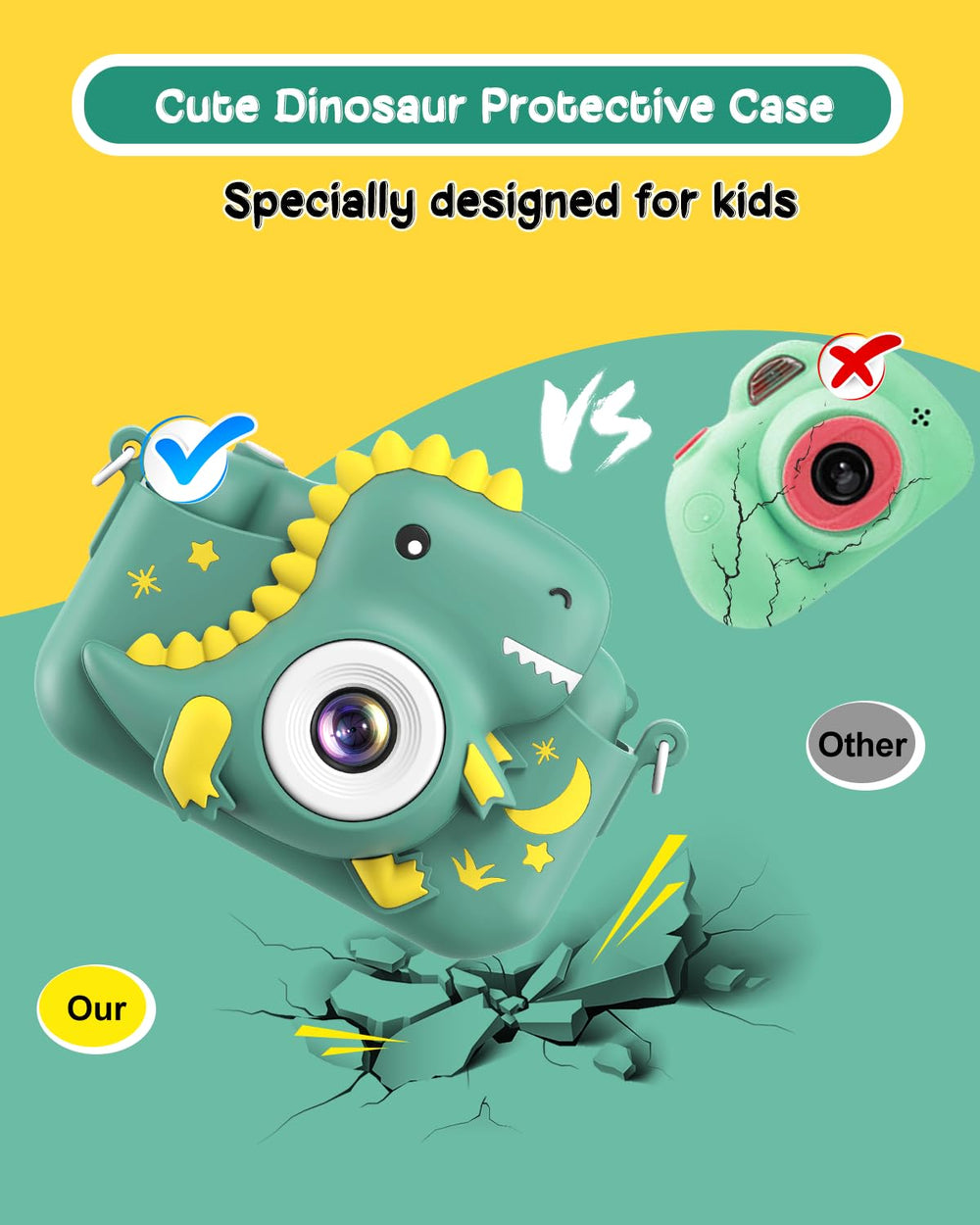 GREENKINDER USB charging cable for quick recharge and playtime.
