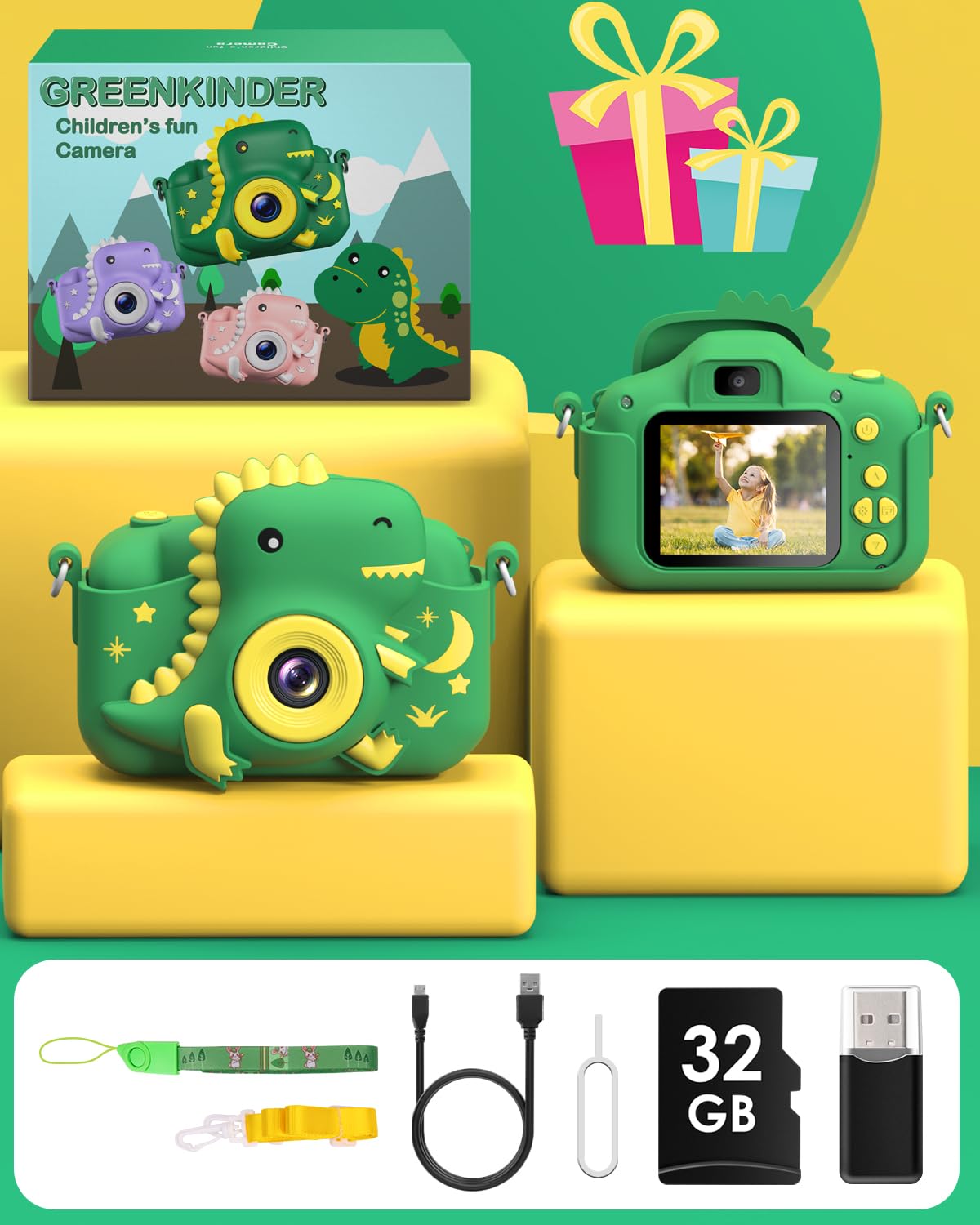 GreenKinder packaging box with gift-ready presentation