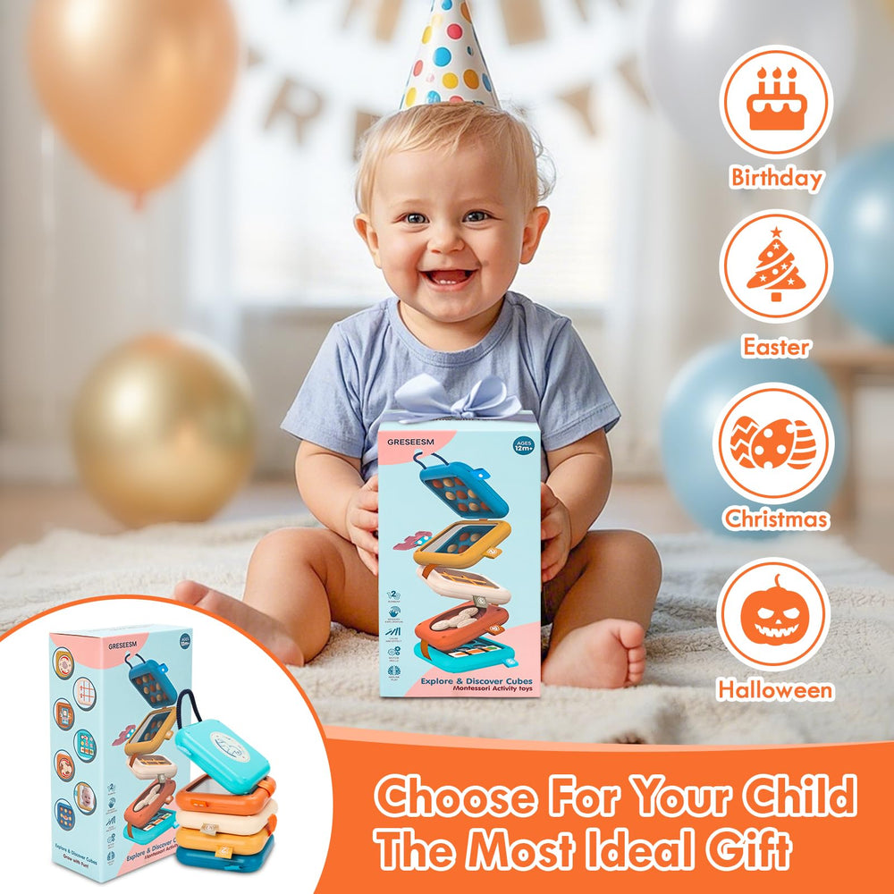 GRESEESM Busy Board ideal for toddlers during outings