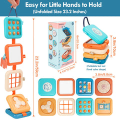 GRESEESM Busy Board spinning activity offers tactile discovery and concentration