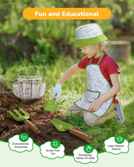 Grenebo kids gardening set watering can promotes gentle watering steps for beginners