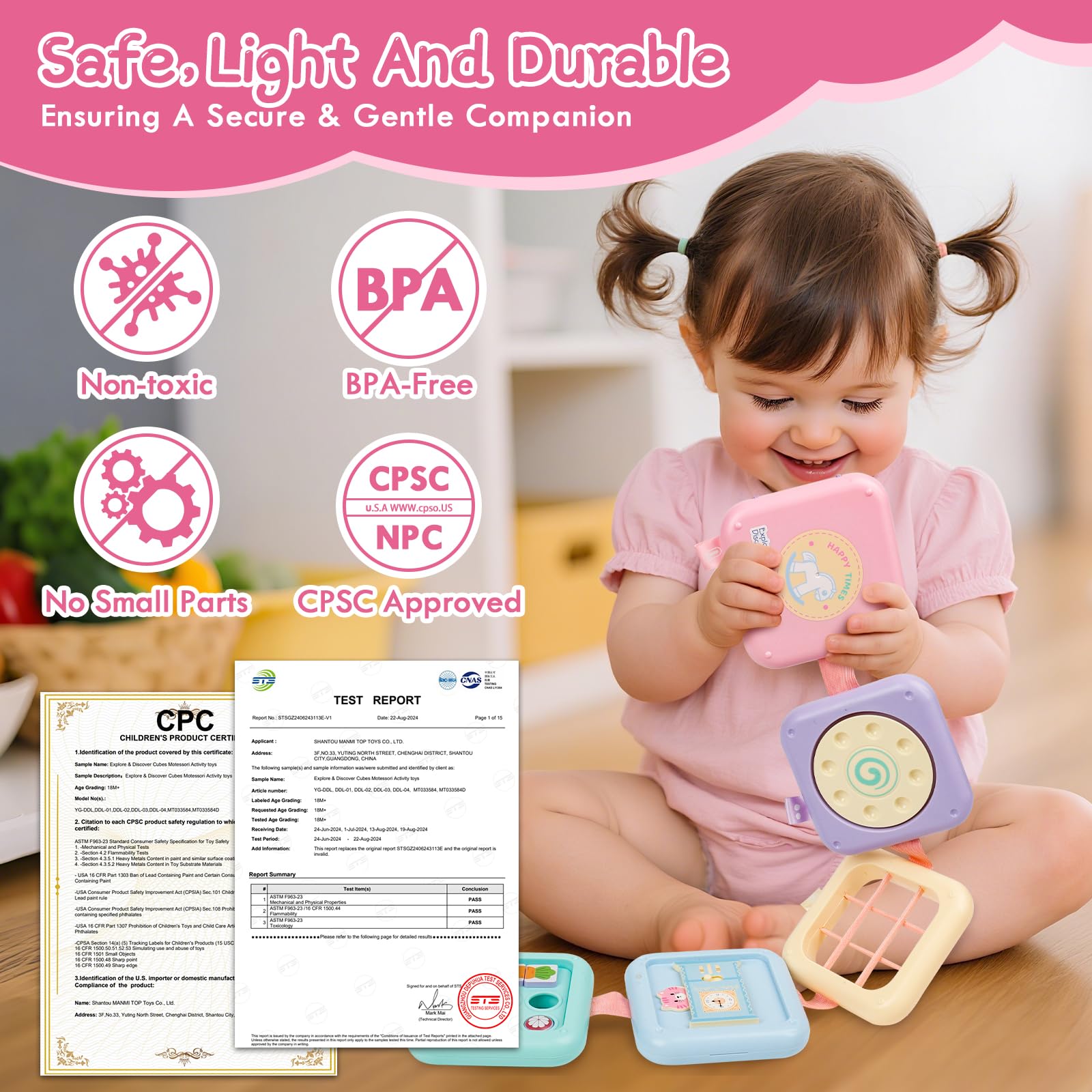 GRESEESM spinning activity panel adds rhythmic twisting to boost focus.