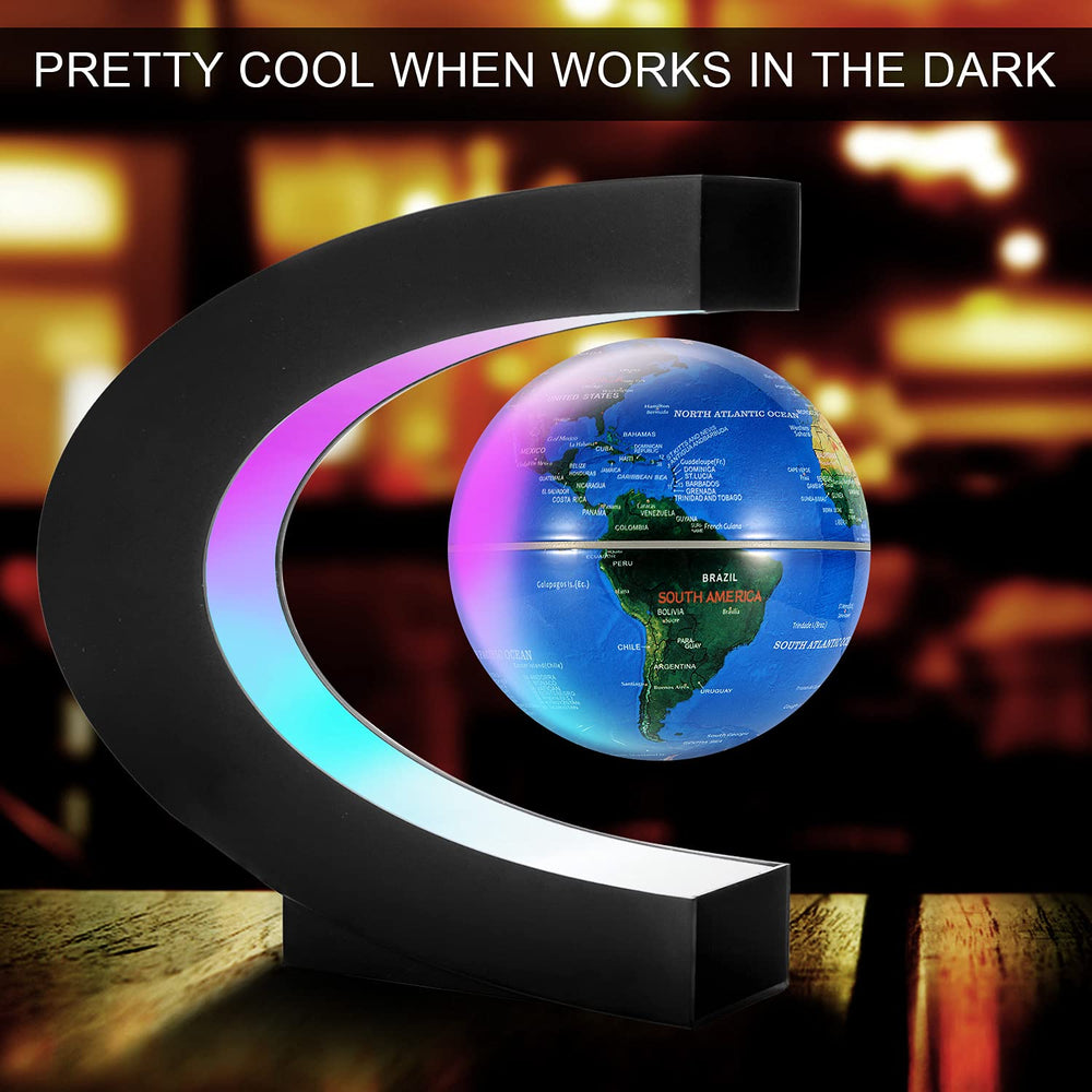 Gresus C-frame LED display illuminates the center during levitation