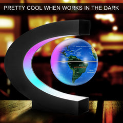 Gresus C-frame LED display illuminates the center during levitation