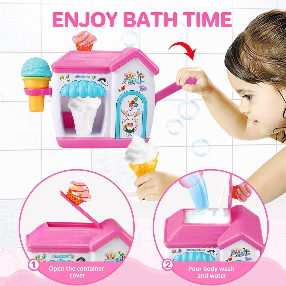 Gretex bath toy supports imaginative foam bubble creation during baths
