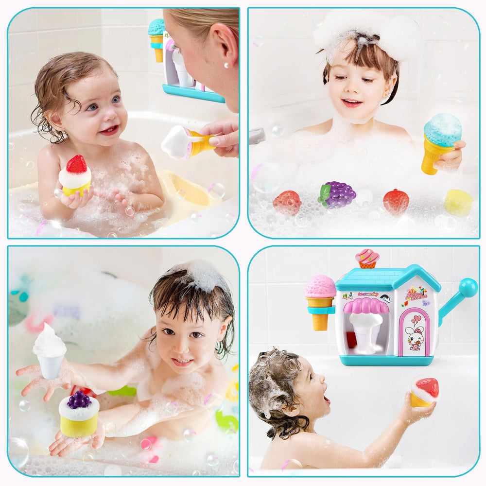 Gretex cone on bubble outlet demonstrates easy setup for quick bubble moments.