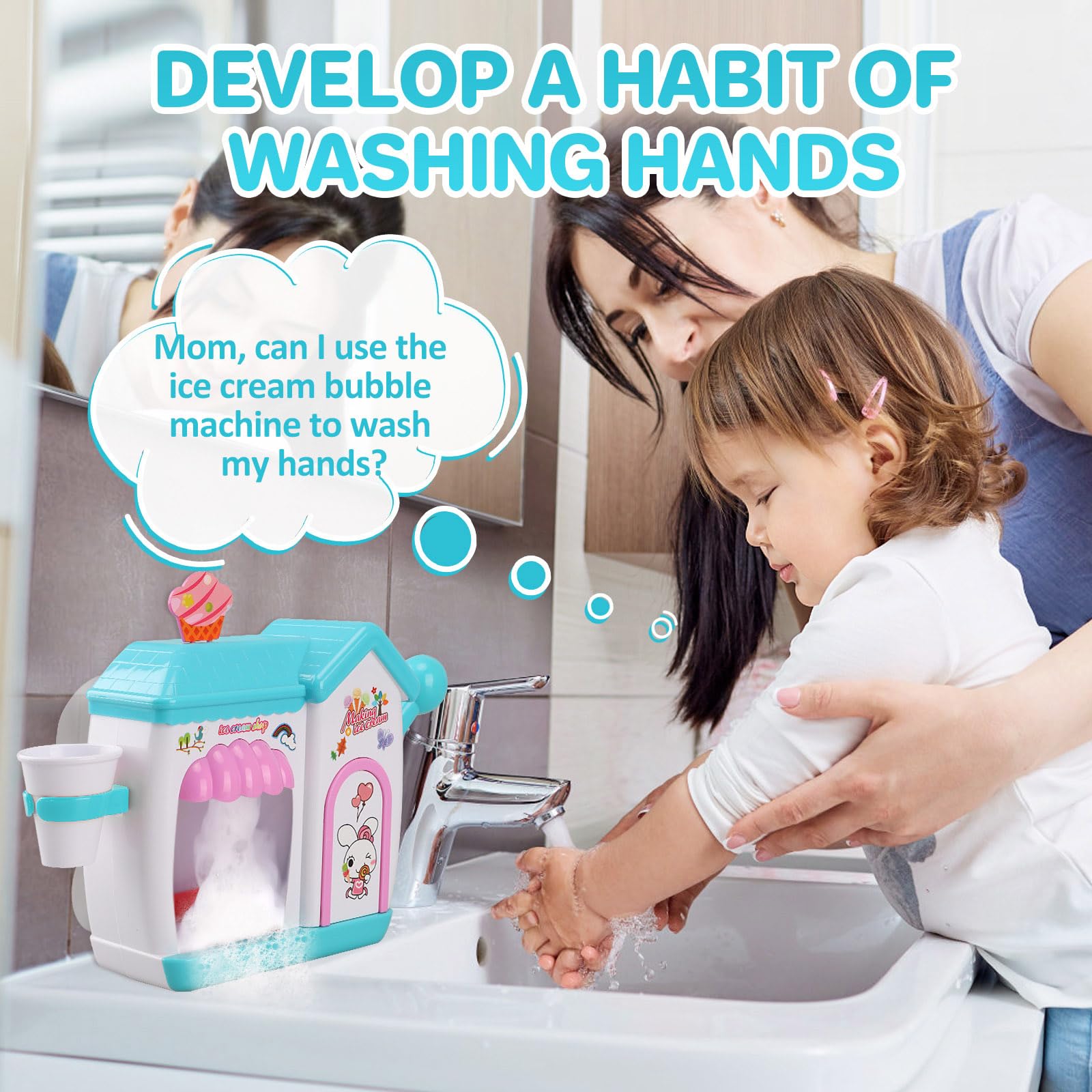 Gretex durable ABS construction withstands everyday splashes during bath adventures.