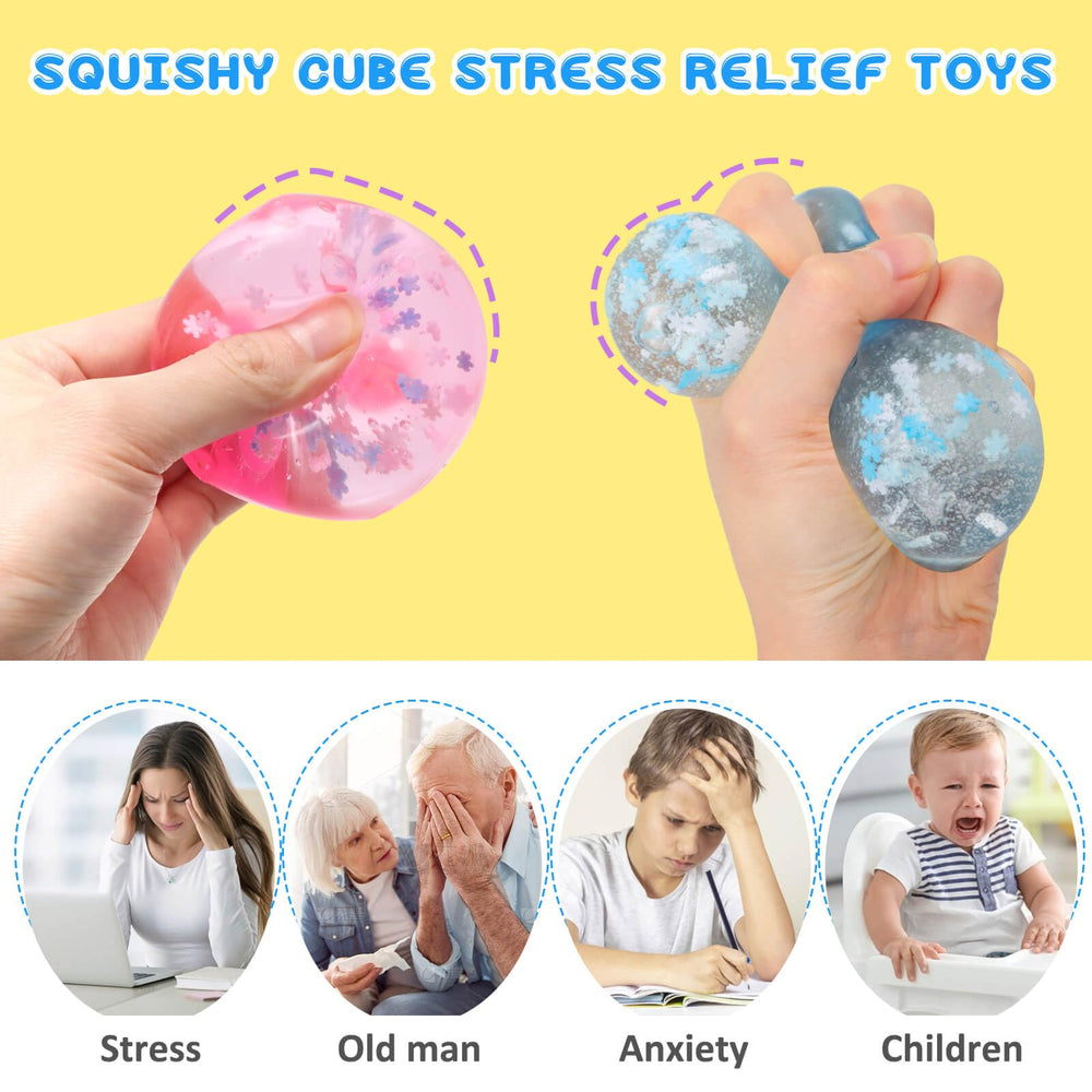 Gretex ice cube fidget toy travel-friendly set for on-the-go calm.
