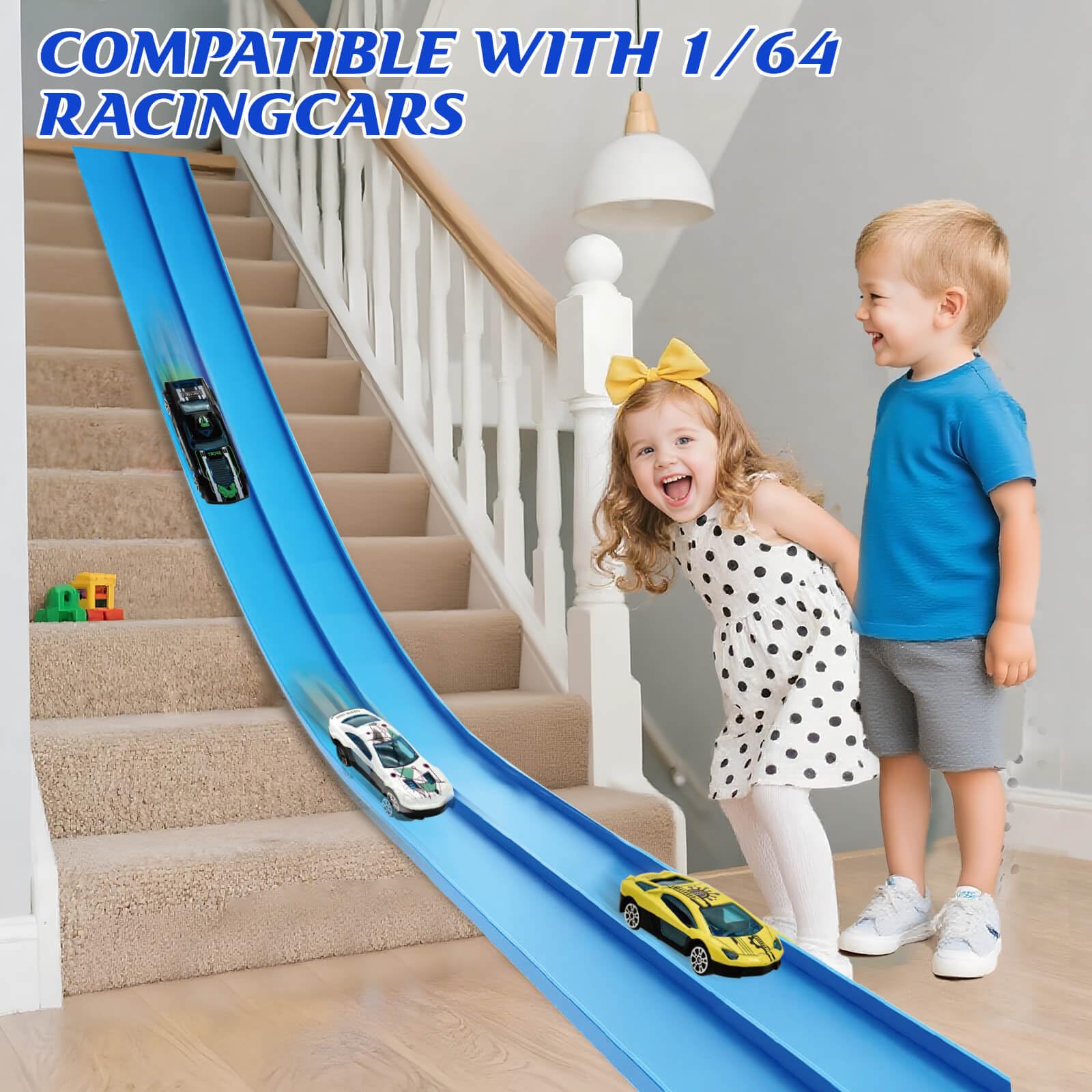 Gretex kids racing playset sparks active screen-free fun.
