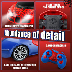 Gretex Spider RC car durable-ABS body withstands bumps during play