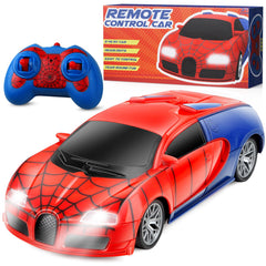 Gretex Spider RC car front view emphasizes easy grip for small hands