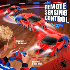 Gretex Spider RC car remote-control grip for kids learning directions
