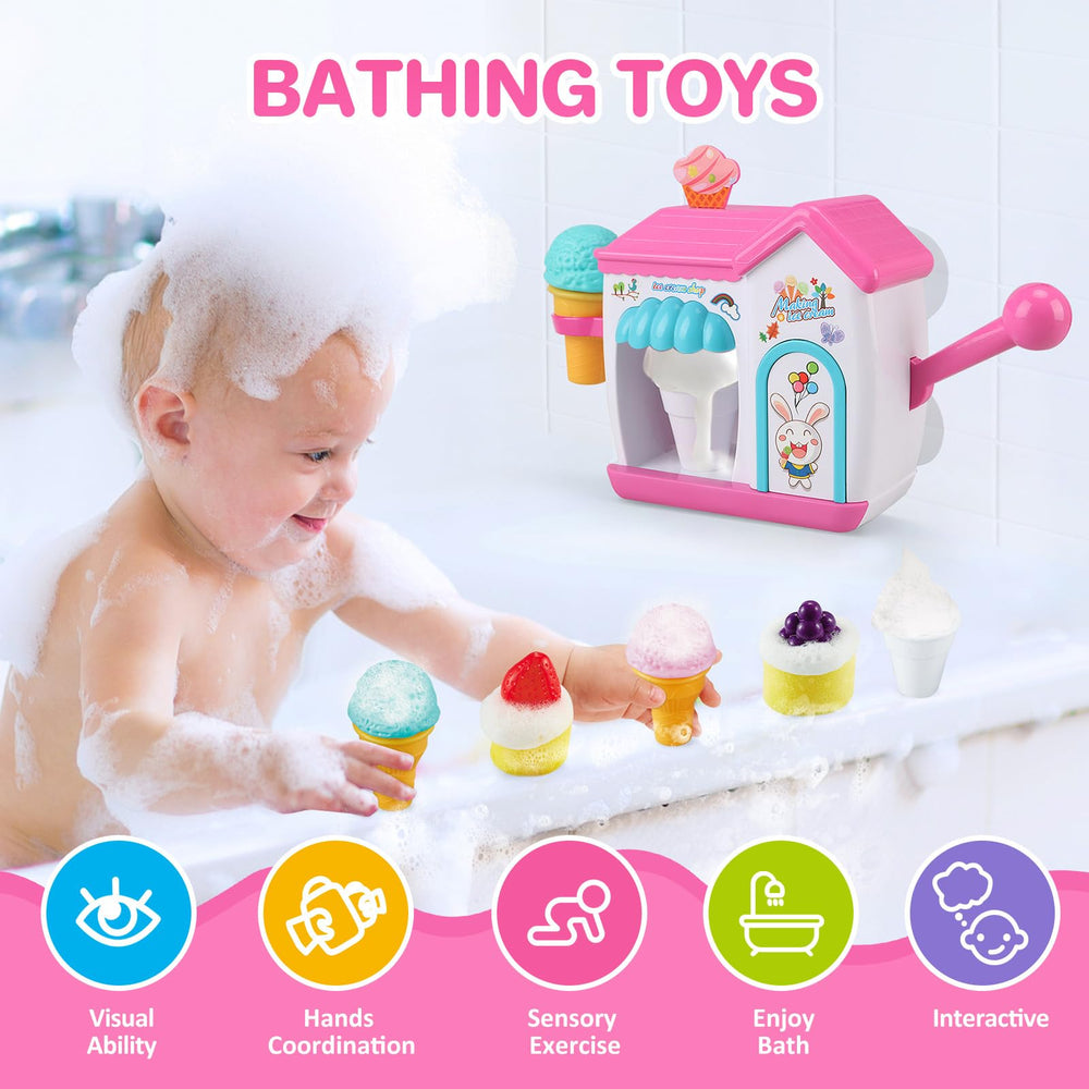 Gretex toddler bath toy with strong suction cups for secure attachment