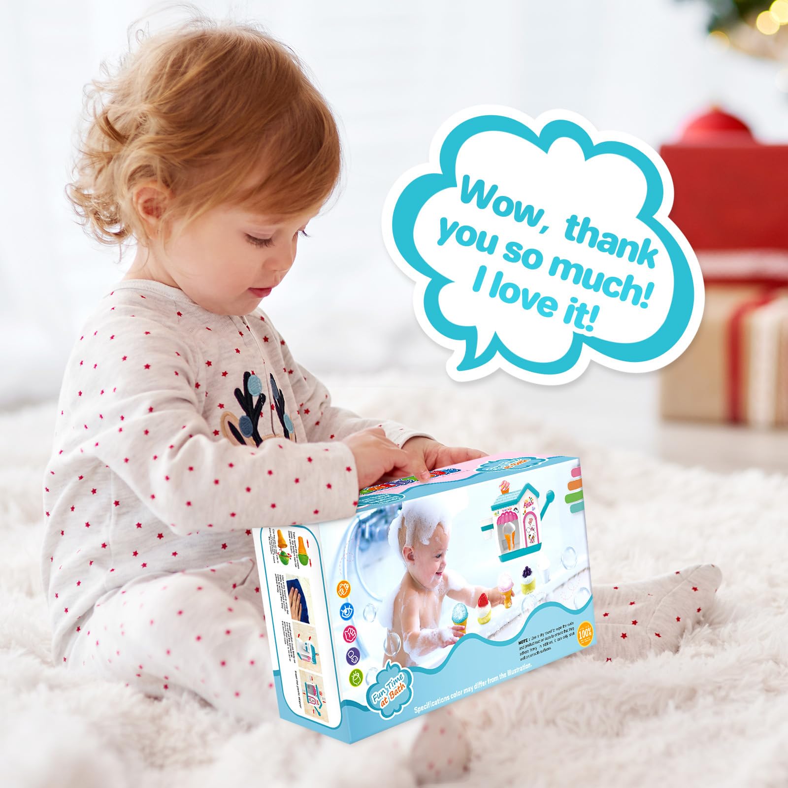 Gretex toddler bath toy makes a thoughtful gift for curious bath-time explorers.