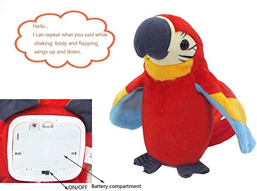 GREUS parrot makes a delightful gift for kids at Christmas or birthdays.