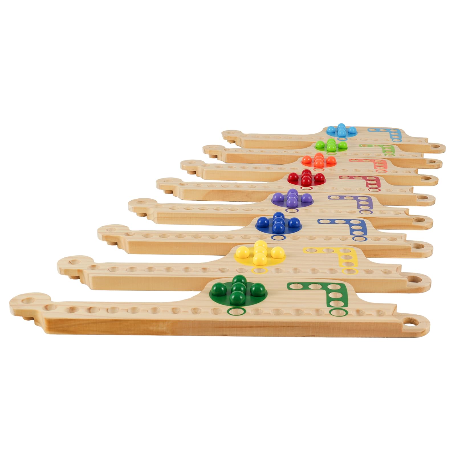 Grhonior board game front view with bright colors helps quick player identification during play