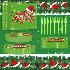 Grinchmas packaging box for quick setup