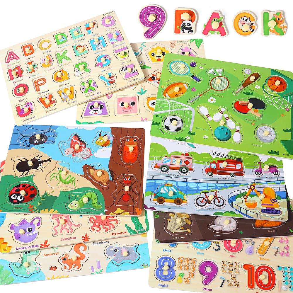 GR GRINNNIE animal puzzle fostering curiosity and imaginative play.