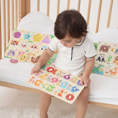 GR GRINNNIE number puzzle stimulating counting and fine motor practice.