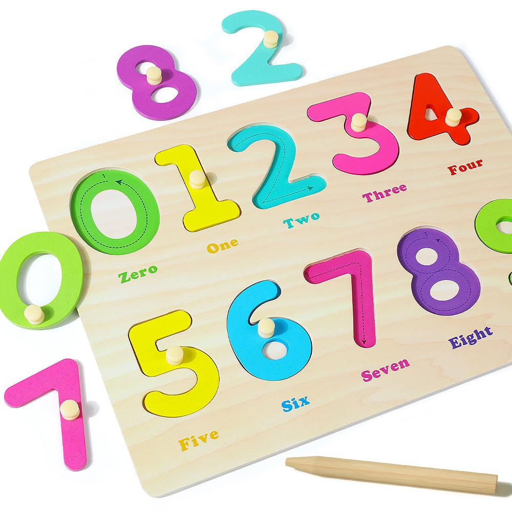 GRINNNIE puzzle supports cognitive and motor development through matching tasks.