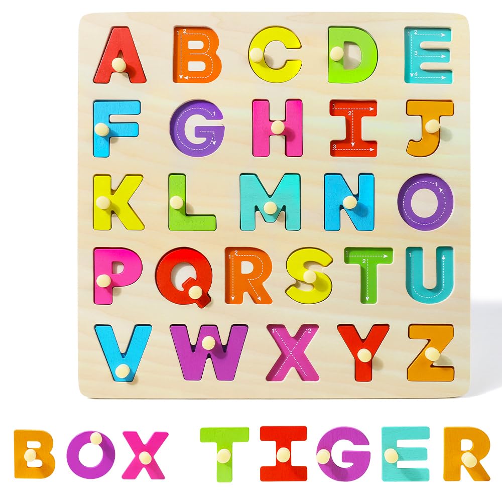 GRINNNIE puzzle made of smooth wood with rounded edges for safe play.