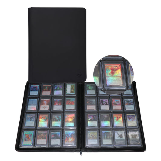 GrinOwl binder cover protects cards with durable exterior.