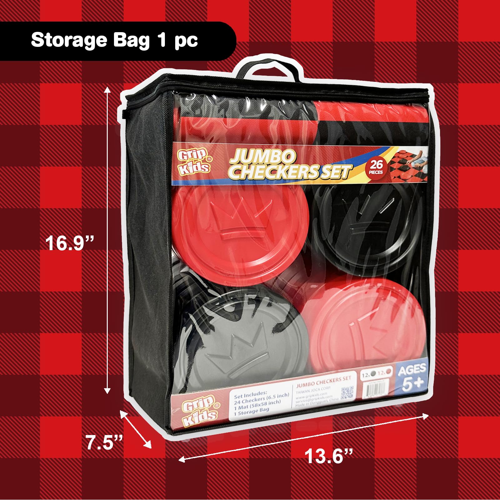 Grip Kids nonwoven mat is easy to wipe clean after use