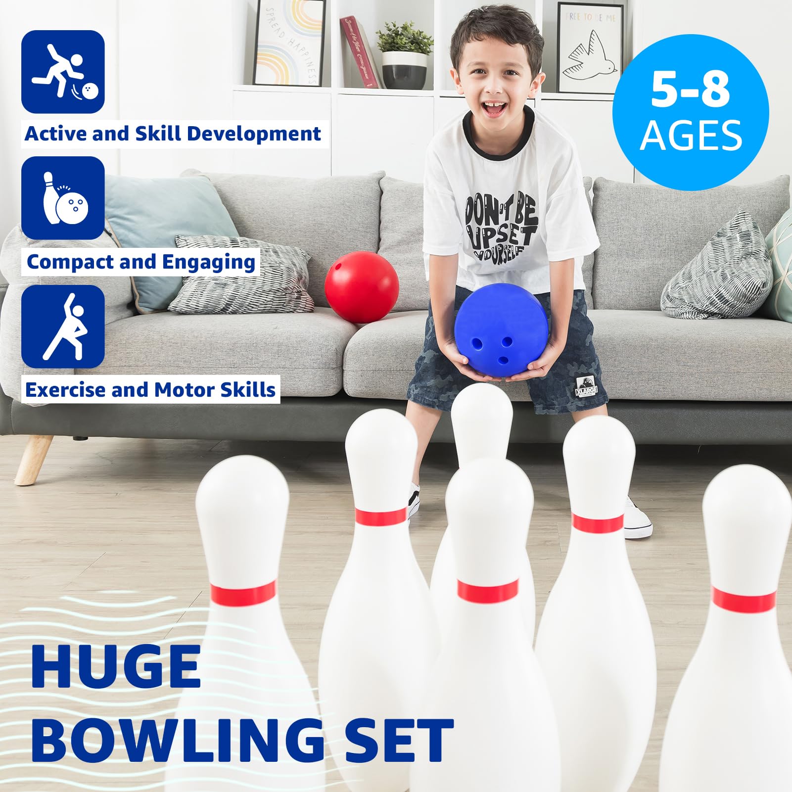 Grip Kids storage bag keeps the set ready after play.