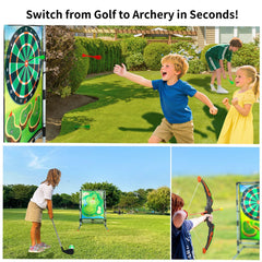 grnpeak dual-sided target board for versatile golf and sticky targets